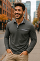 Scott - Long Sleeve Polo Shirt