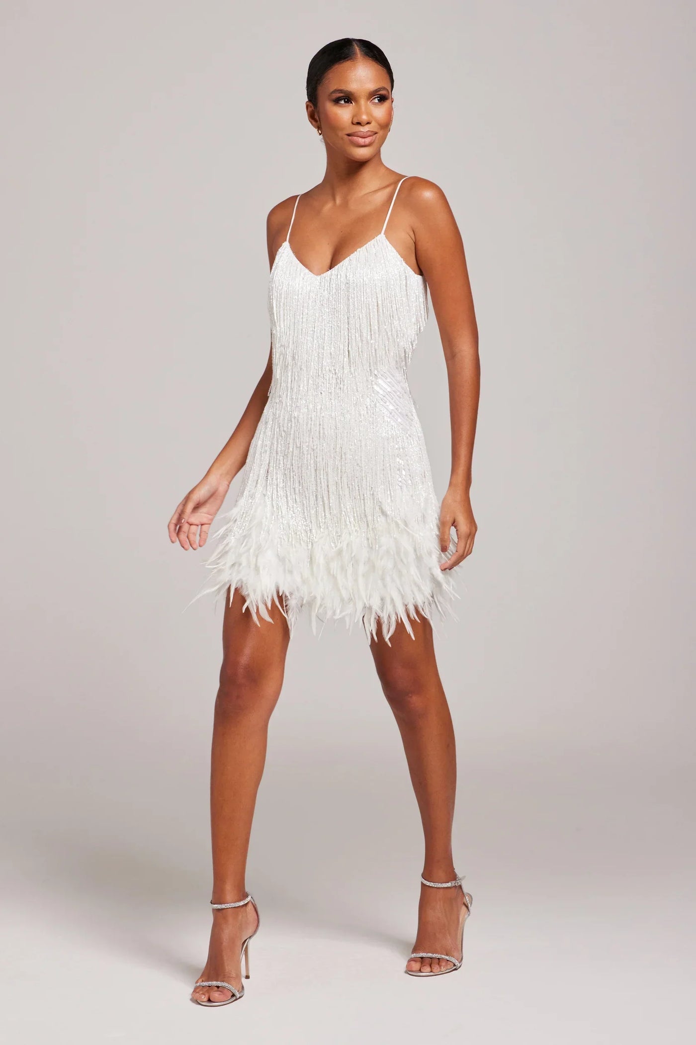 Brielle – Feather Mini Dress