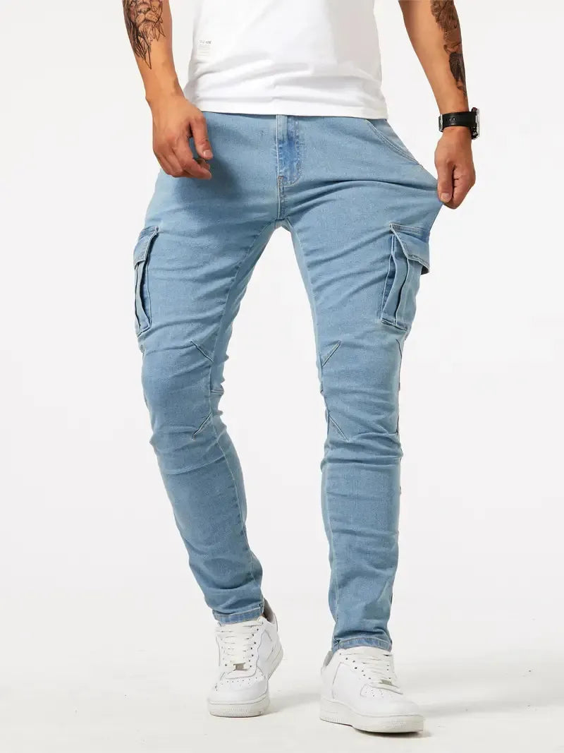 Samuel | Stretch Cargo Jeans