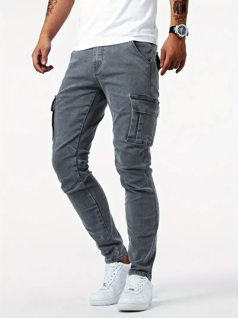 Samuel | Stretch Cargo Jeans