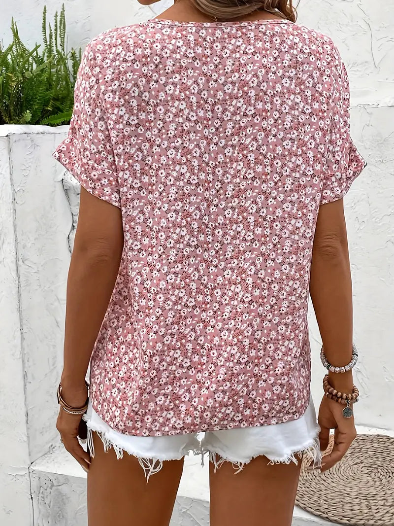 Jelena – Elegant Summer Floral Top