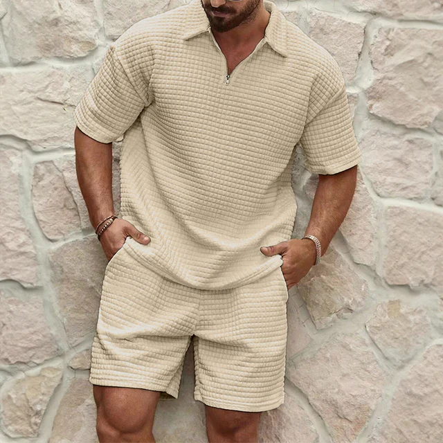 Albert - Waffle Knit Loungewear Set