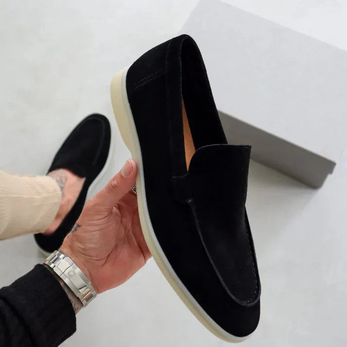 Elegant suede loafers