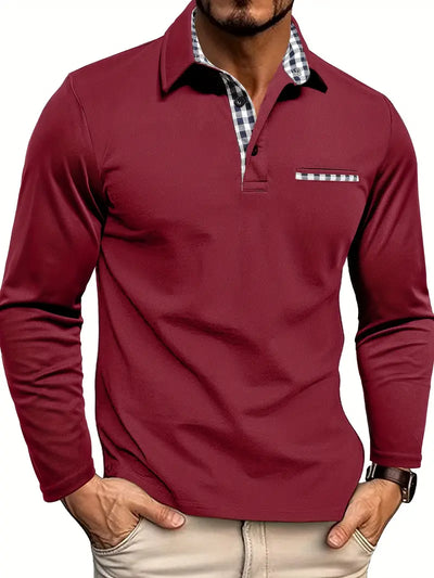Scott - Long Sleeve Polo Shirt