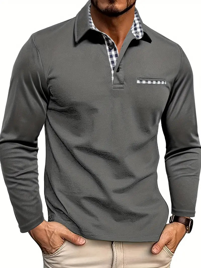 Scott - Long Sleeve Polo Shirt