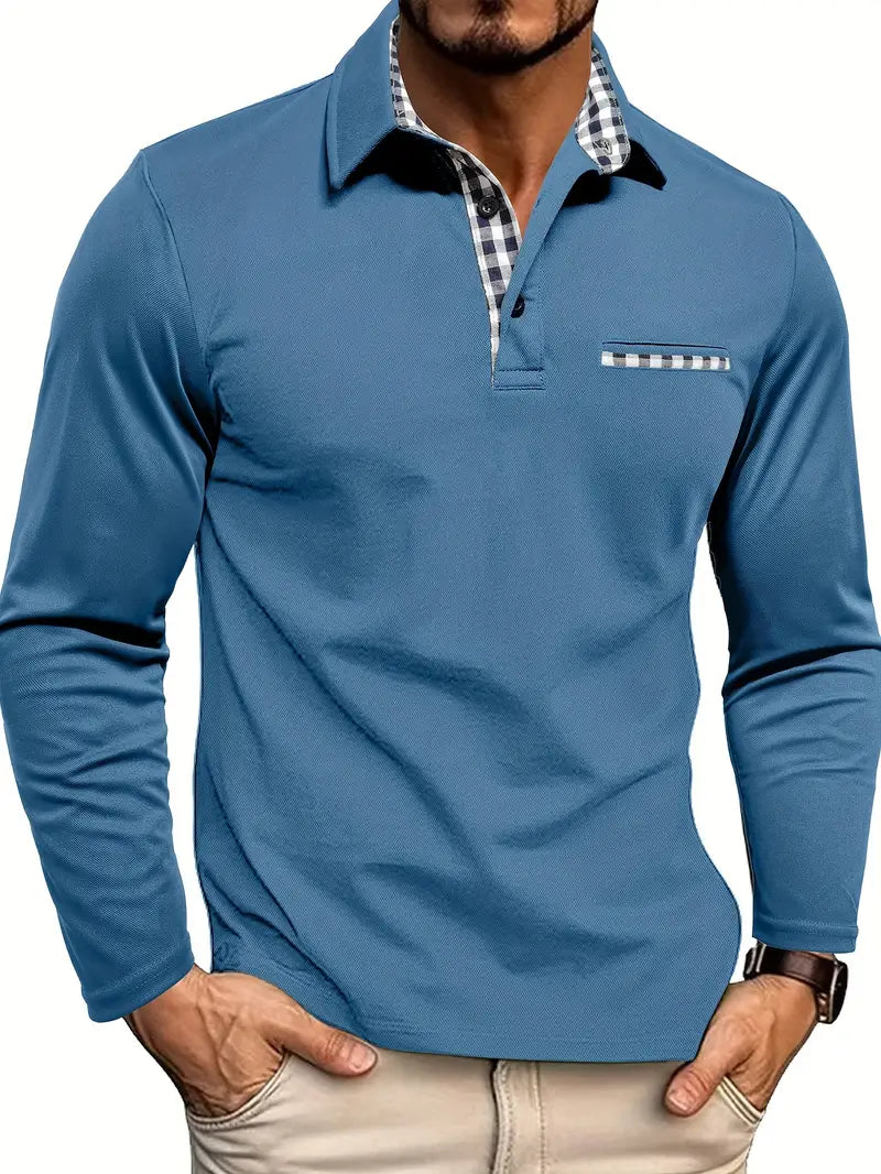 Scott - Long Sleeve Polo Shirt