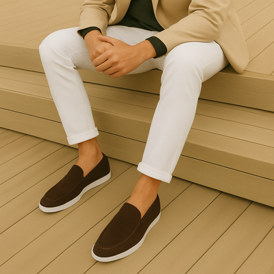 Elegant suede loafers