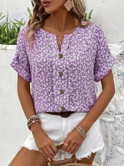 Jelena – Elegant Summer Floral Top