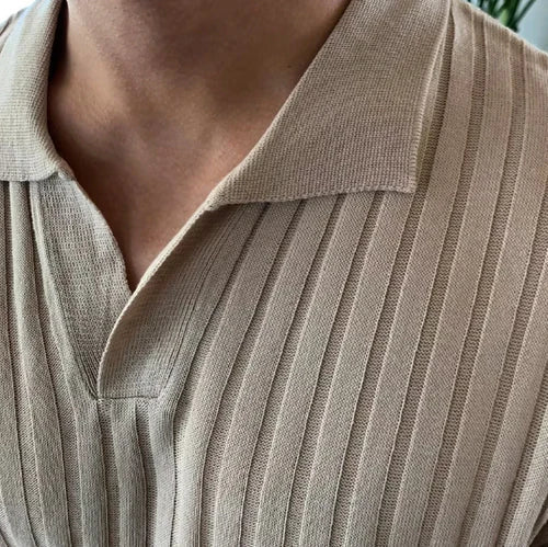 Florence | Ribbed Cotton Polo
